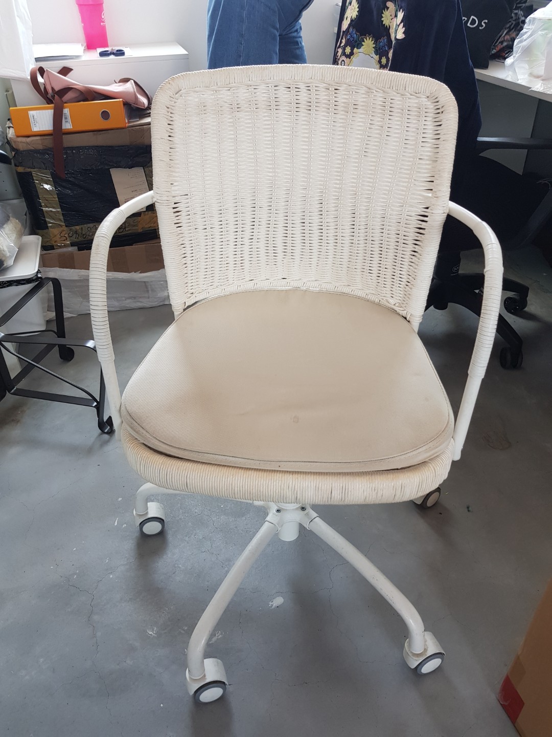 Rattan office chair ikea best sale