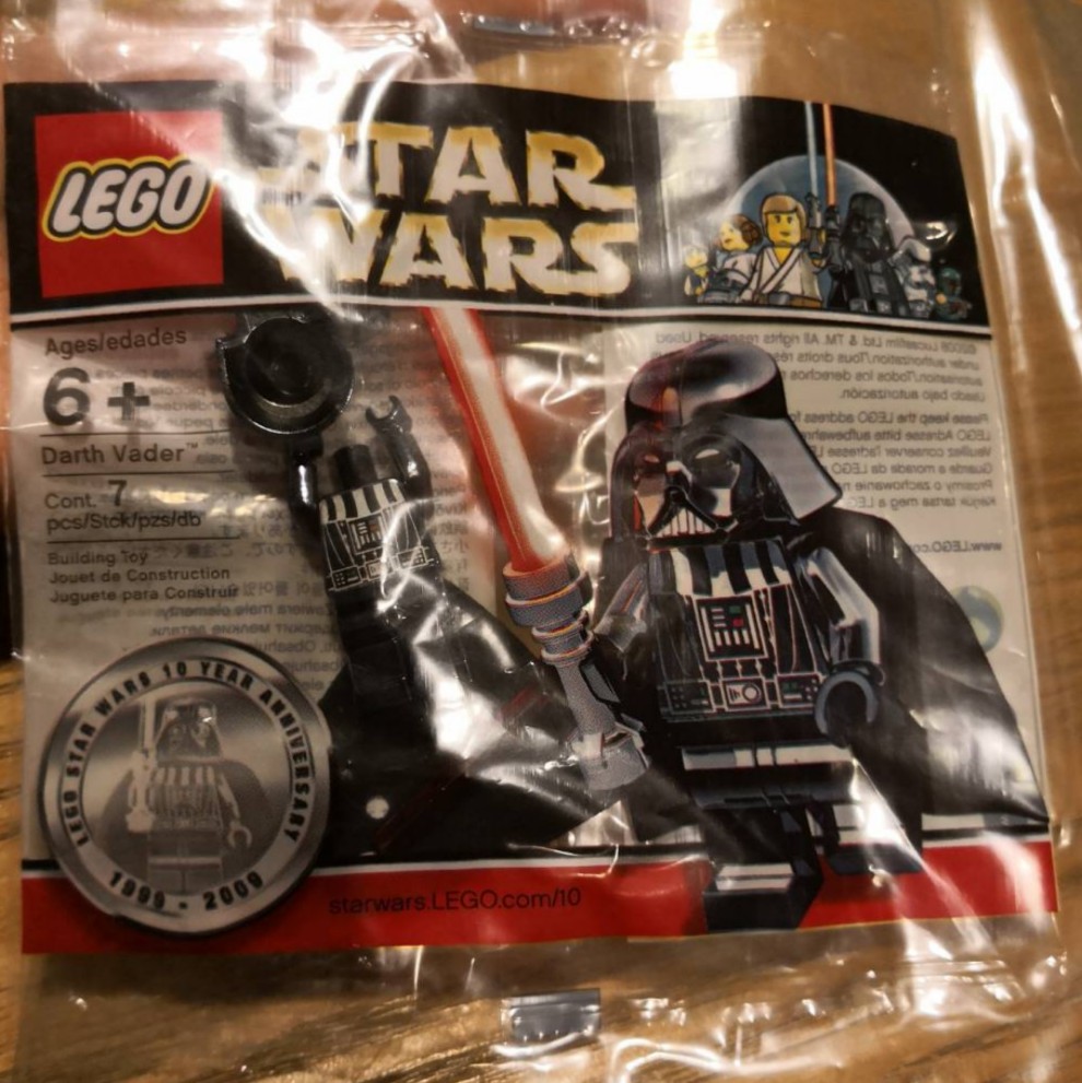 lego chrome darth vader