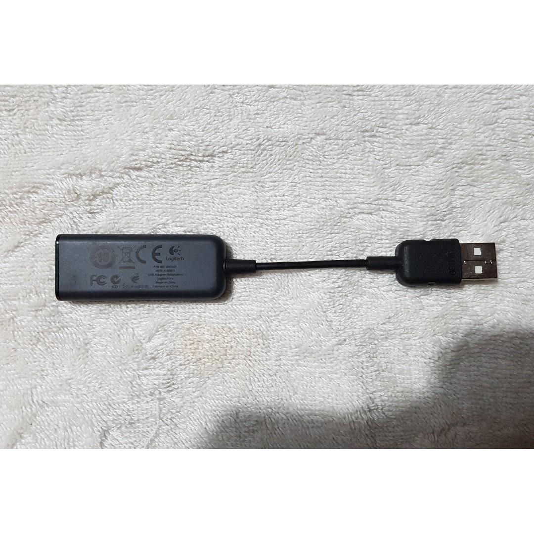 Logitech usb to 3.5 mm best sale