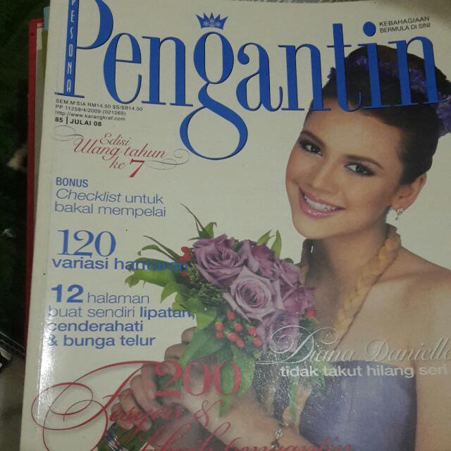 Majalah Pengantin Diana Daniellw Hobbies And Toys Books And Magazines Magazines On Carousell 4291