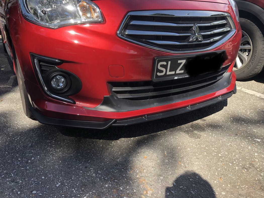 Mitsubishi Attrage Aero Body Kit Metallic Red Car Accessories