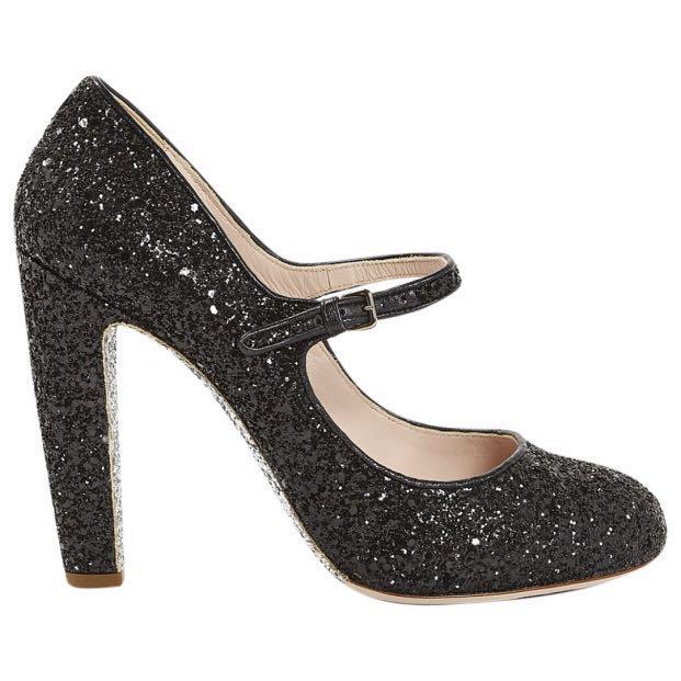 Glitter bottom heels sale