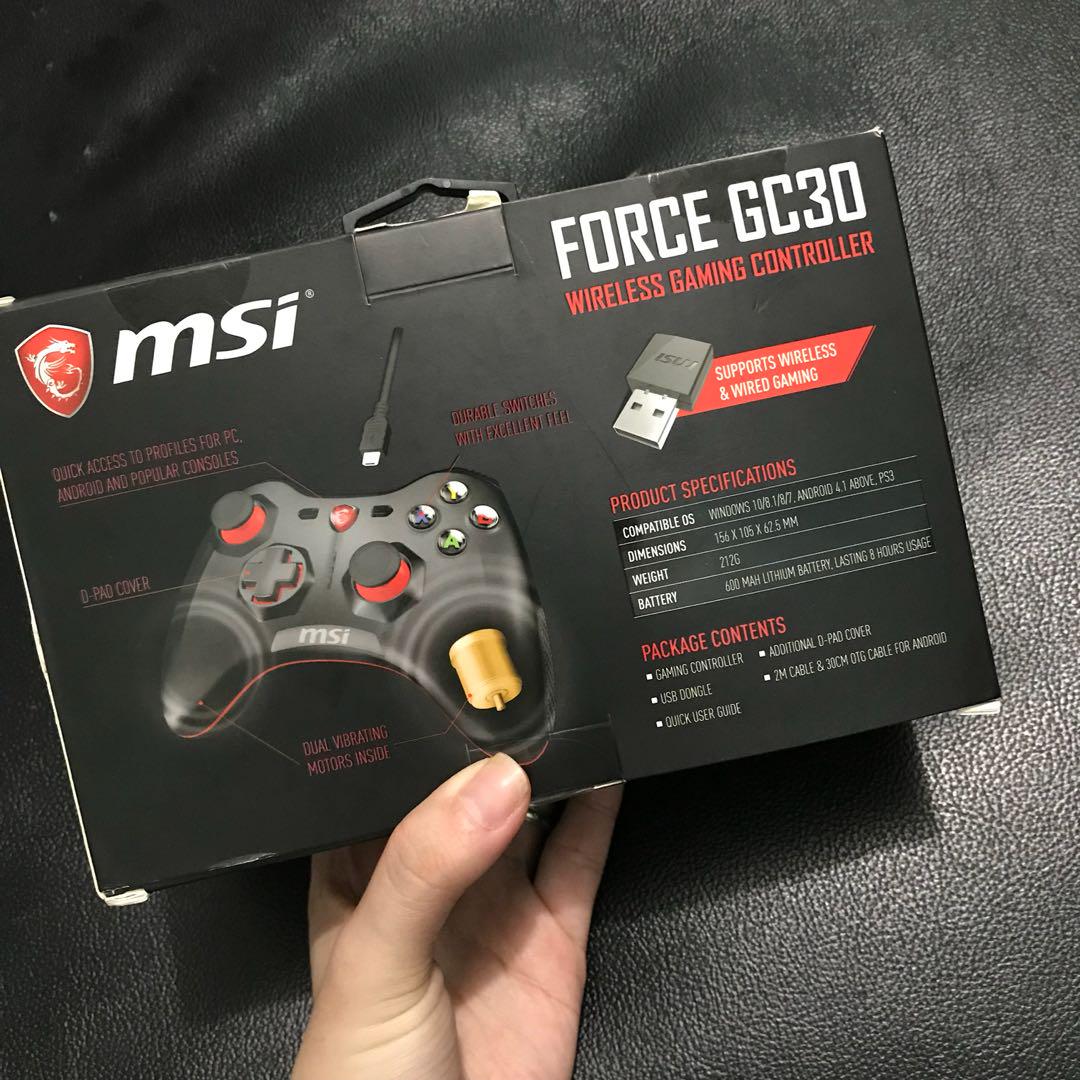 MSI Force GC30, Video Gaming, Gaming Accessories, Interactive Gaming ...