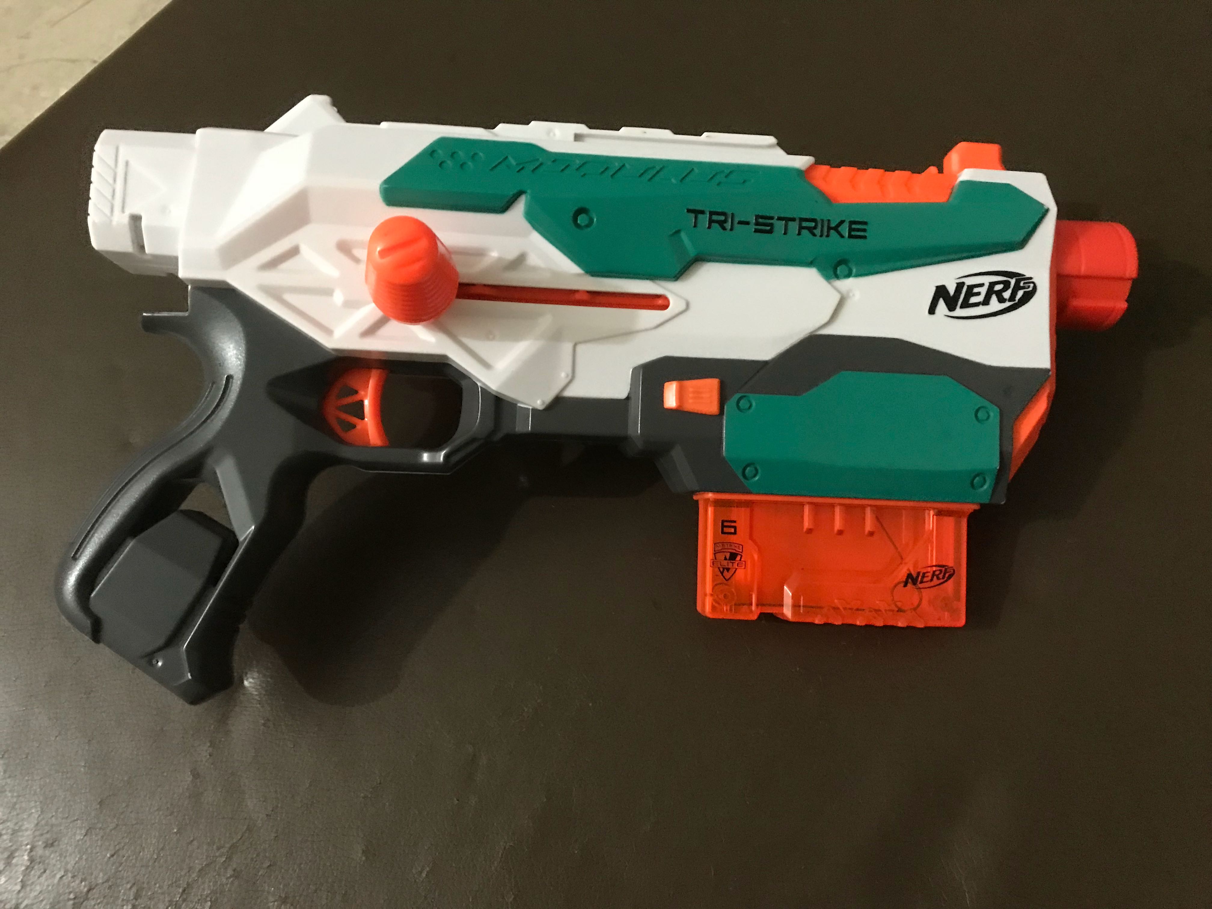 nerf tri strike blaster