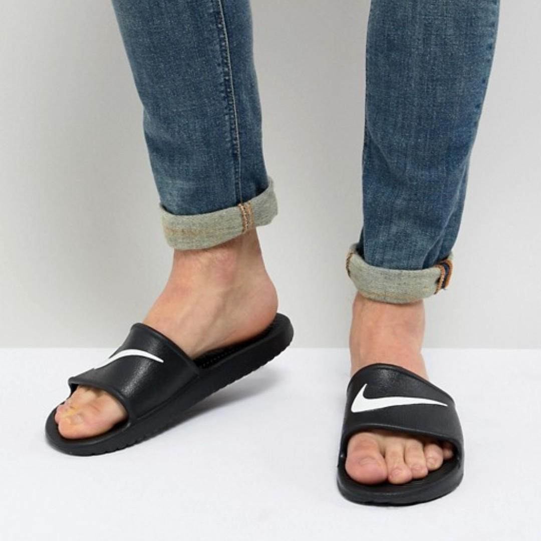 nike kawa shower men's slides