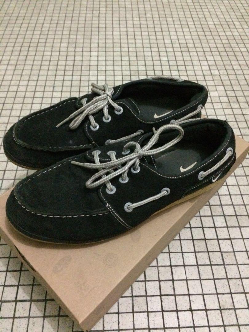 Post Harbour Casual Men's Boat Shoes In Black/Sail (454434-002), Men's Fashion, Footwear, Casual on Carousell