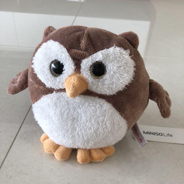 miniso owl plush