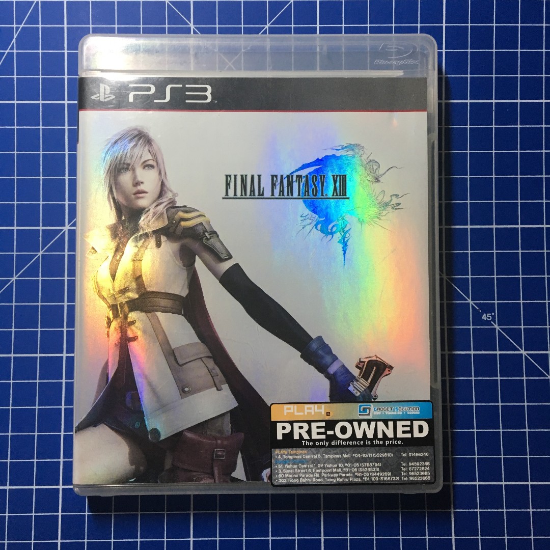 Ps3 Final Fantasy Xiii Ff 13 Toys Games Video Gaming Video Games On Carousell