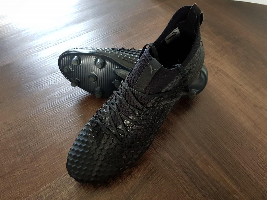 Puma Future 18.1 NetFit Hybrid FG AG Black Puma Black Size US10 UK9