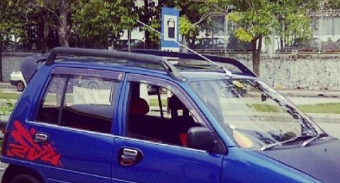 Kancil top roof rack