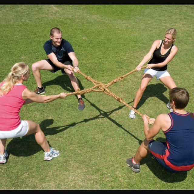 how to make a tug of war rope
