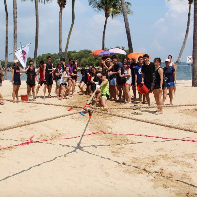 3 way tug of war rope