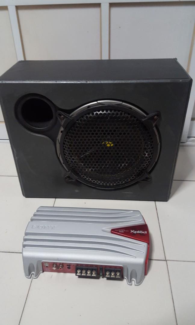 sony woofer amplifier