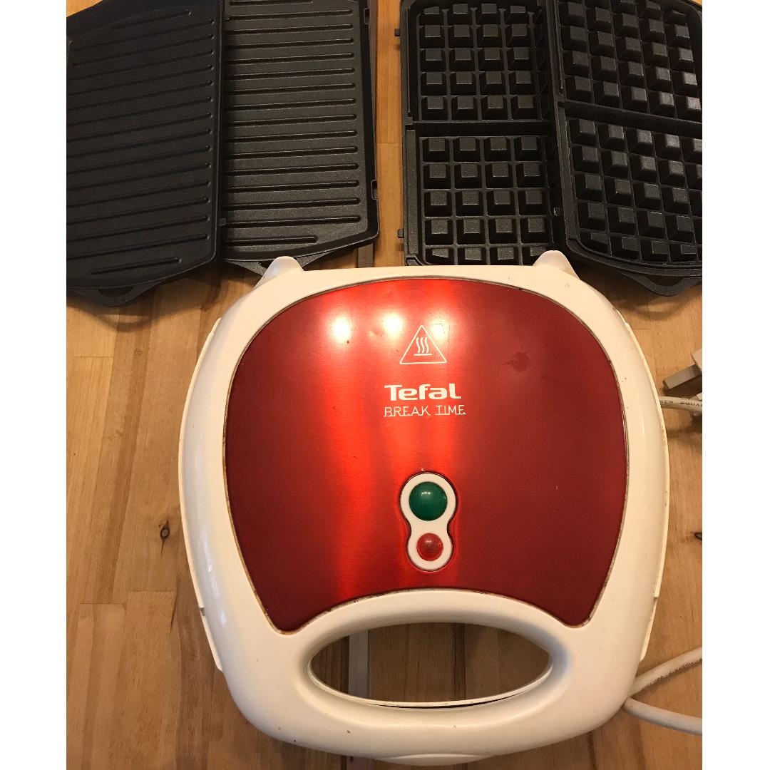 Tefal hot sandwich/waffle maker, TV & Home Appliances, Kitchen