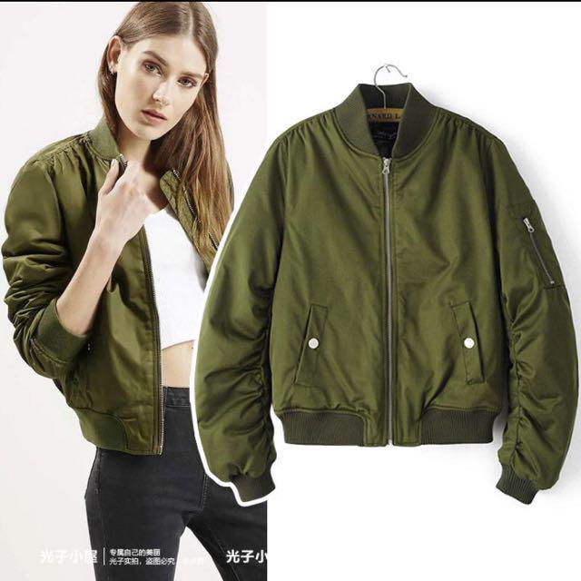 thick bomber jacket womens