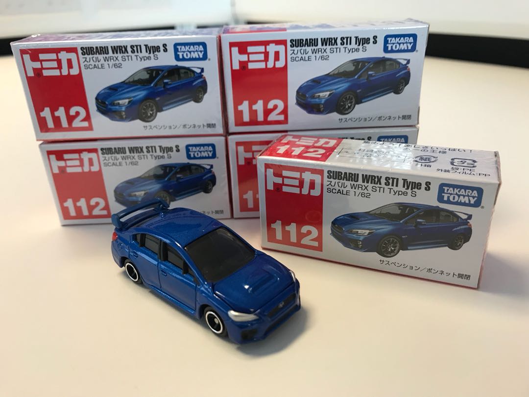 Tomica Subaru Wrx Sti Type S Toys Games Bricks Figurines On Carousell
