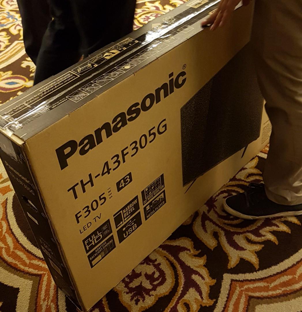 Tv Led Panasonic 43 43inch Th 43f305g F305 Elektronik Tv Perlengkapan Hiburan Di Carousell