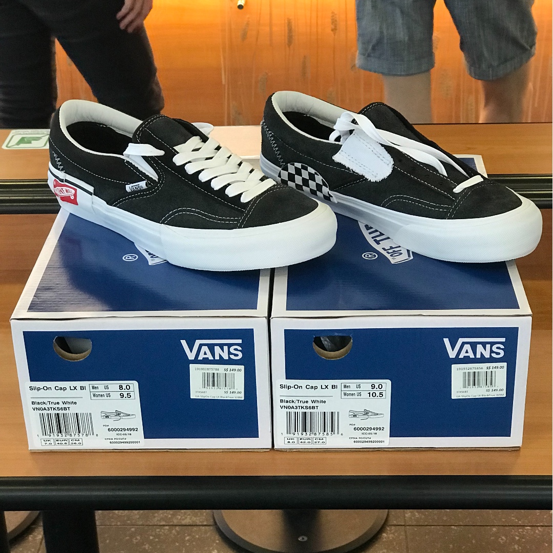 Vans Slip Ons Deconstructed Black