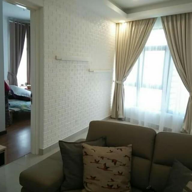 Wallpaper brick 3d, Furniture & Home Living, Home Decor, Wall Decor on