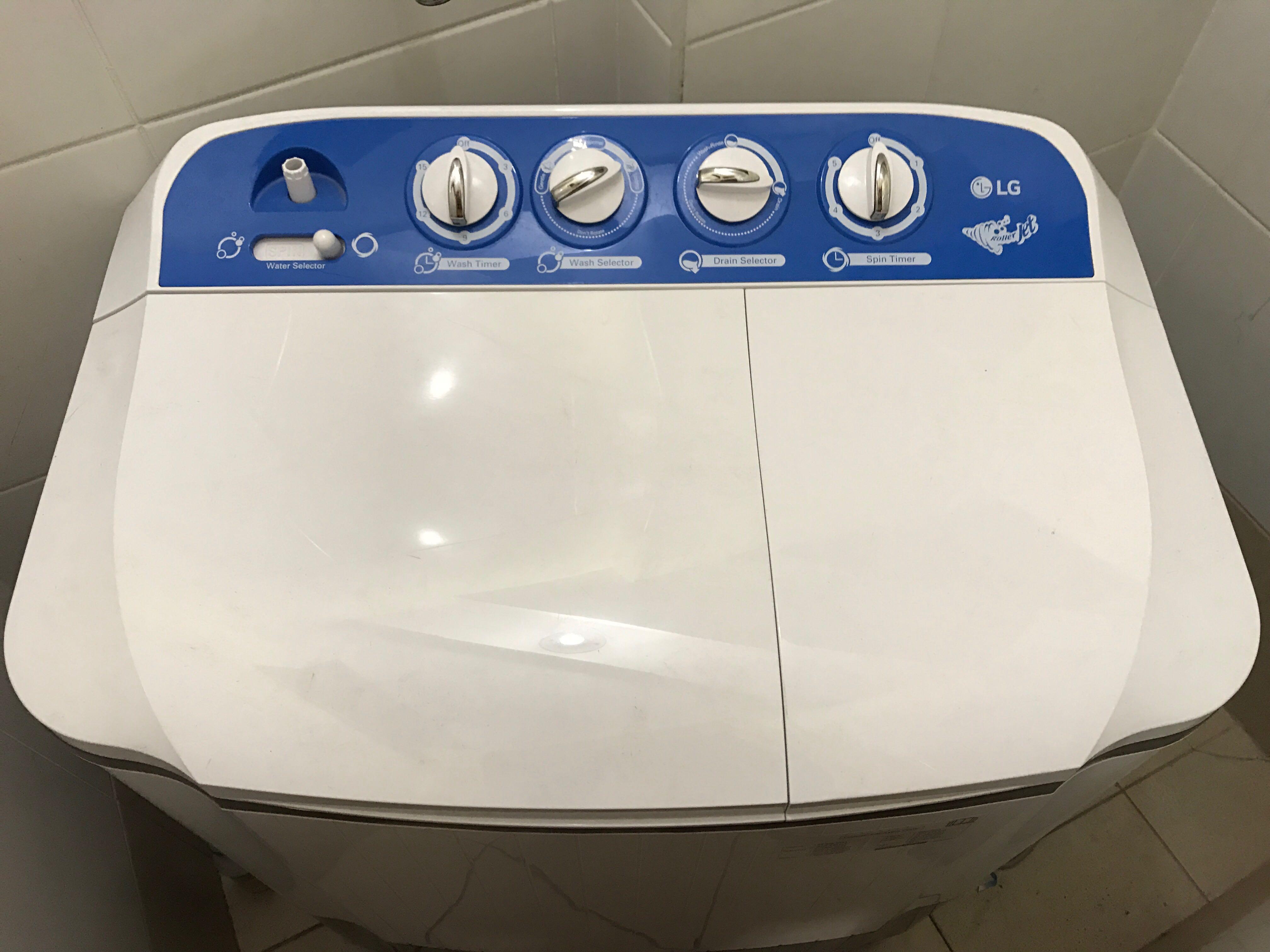 Washing Machine LG Twin Tub good as brand new!, TV & Home Appliances