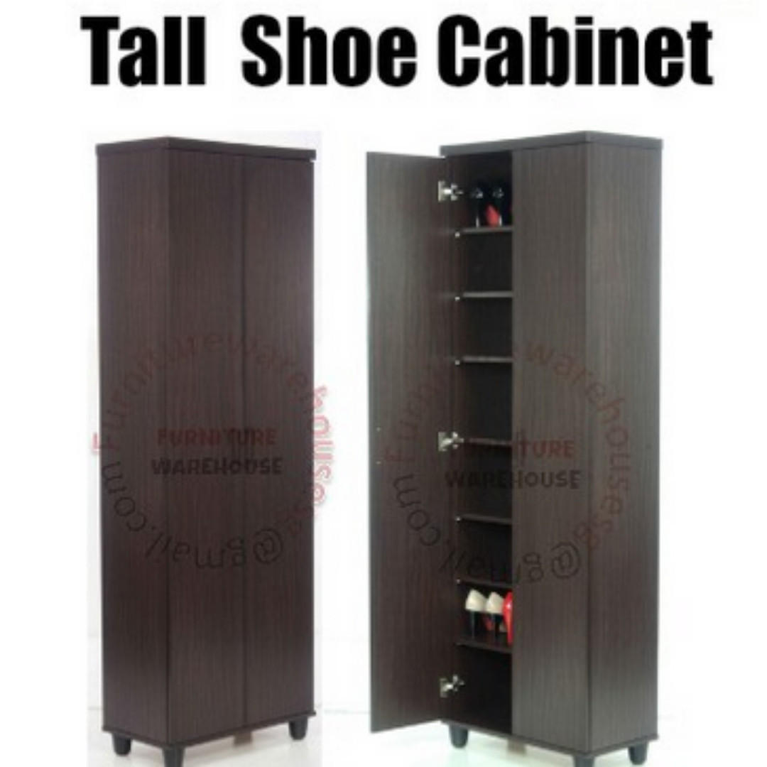 3 Design Tall Shoe Cabinet Shoe Rack Storage Unit Shelf