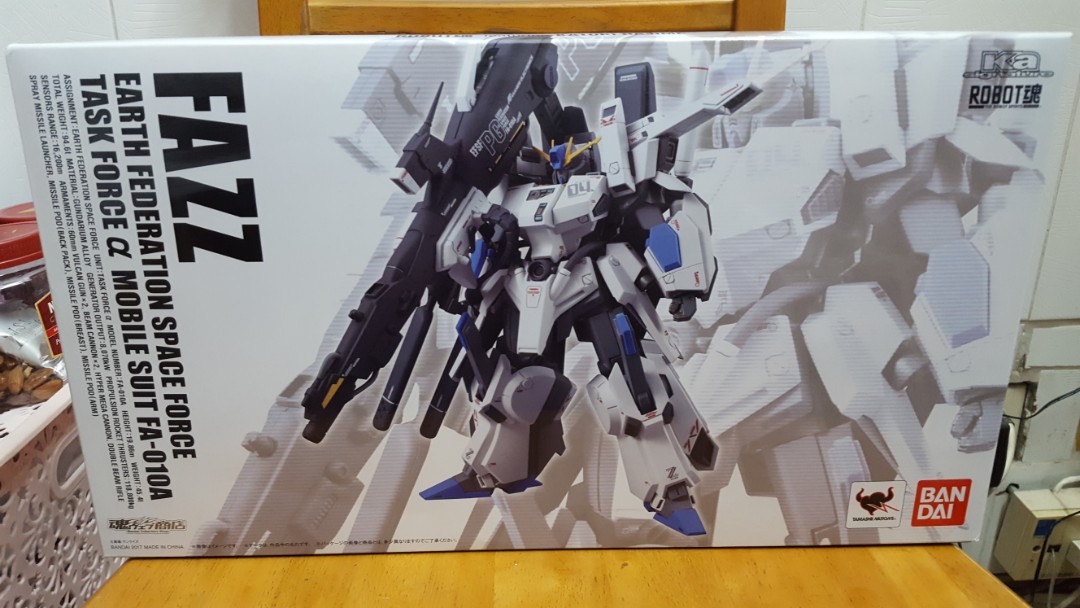 已開魂限Robot 魂Ka Signature FAZZ ZZ Gundam 高達, 興趣及遊戲, 玩具