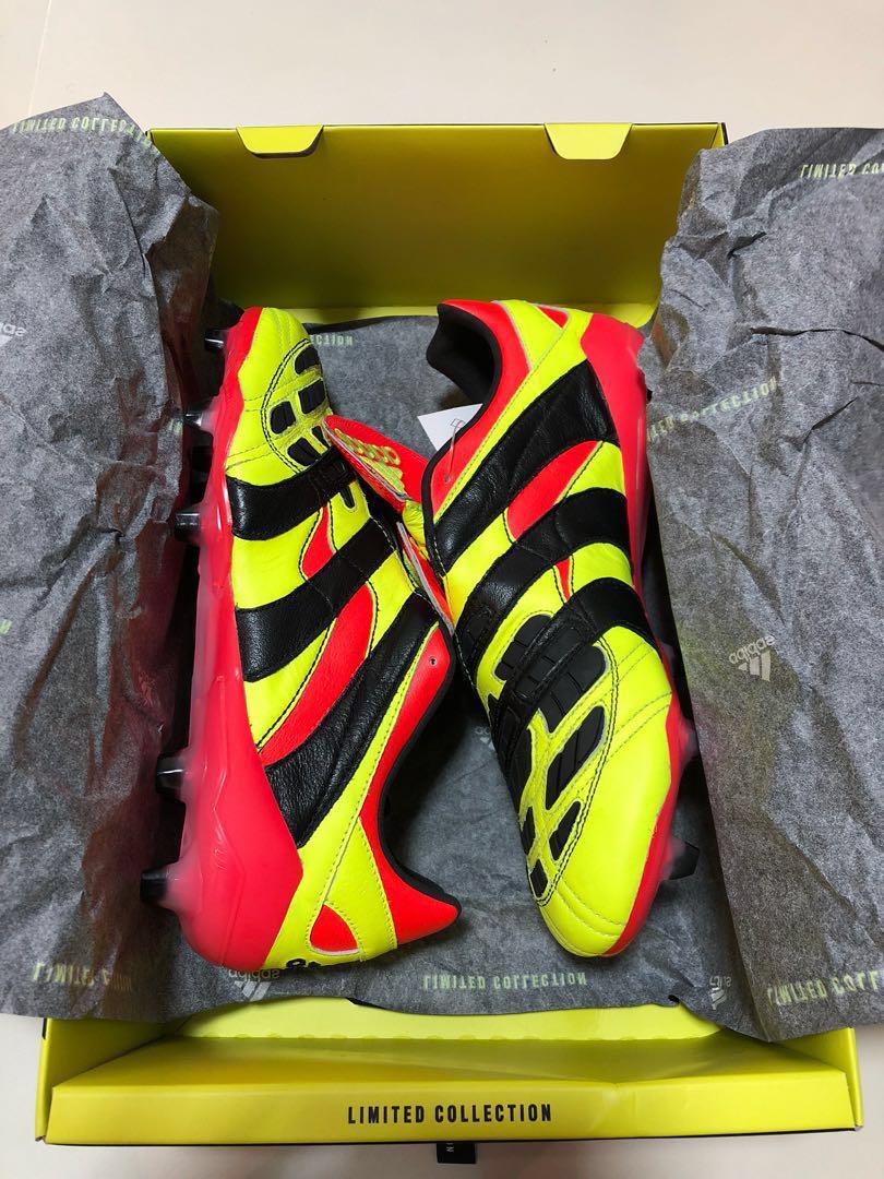 Adidas Predator Accelerator FG - Solar Yellow, Sports Equipment, Sports u0026  Games, Racket u0026 Ball Sports on Carousell