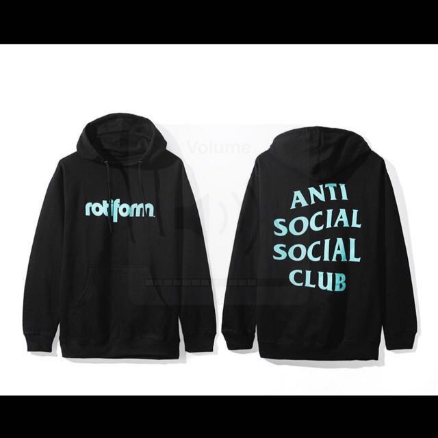 Anti social social club rotiform hot sale hoodie