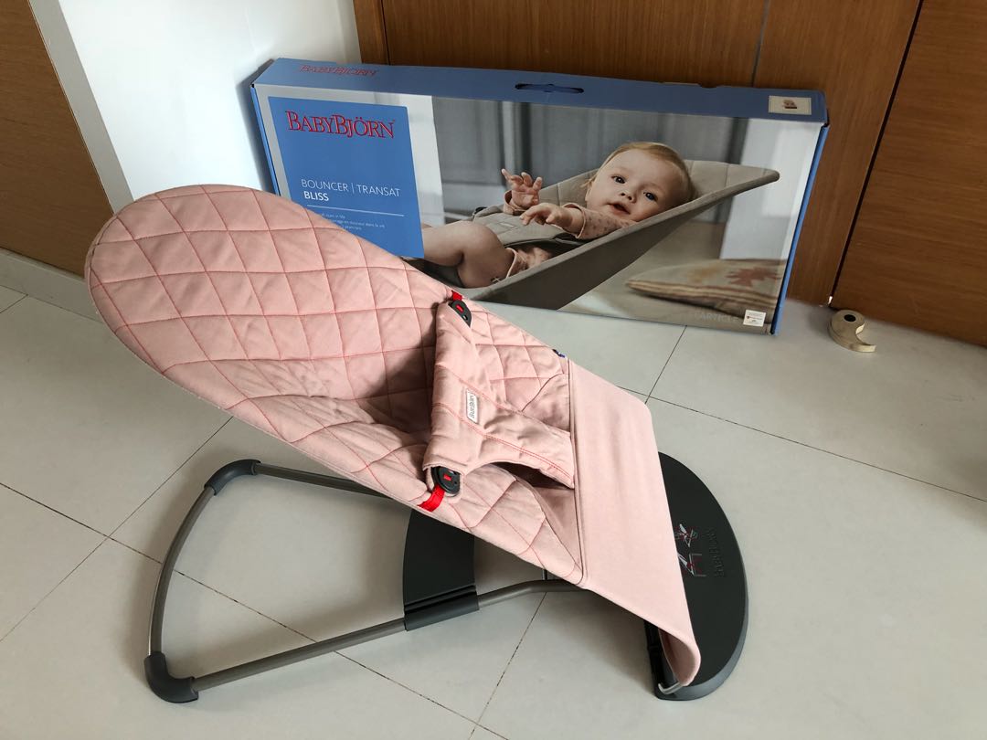 baby bjorn pink bouncer