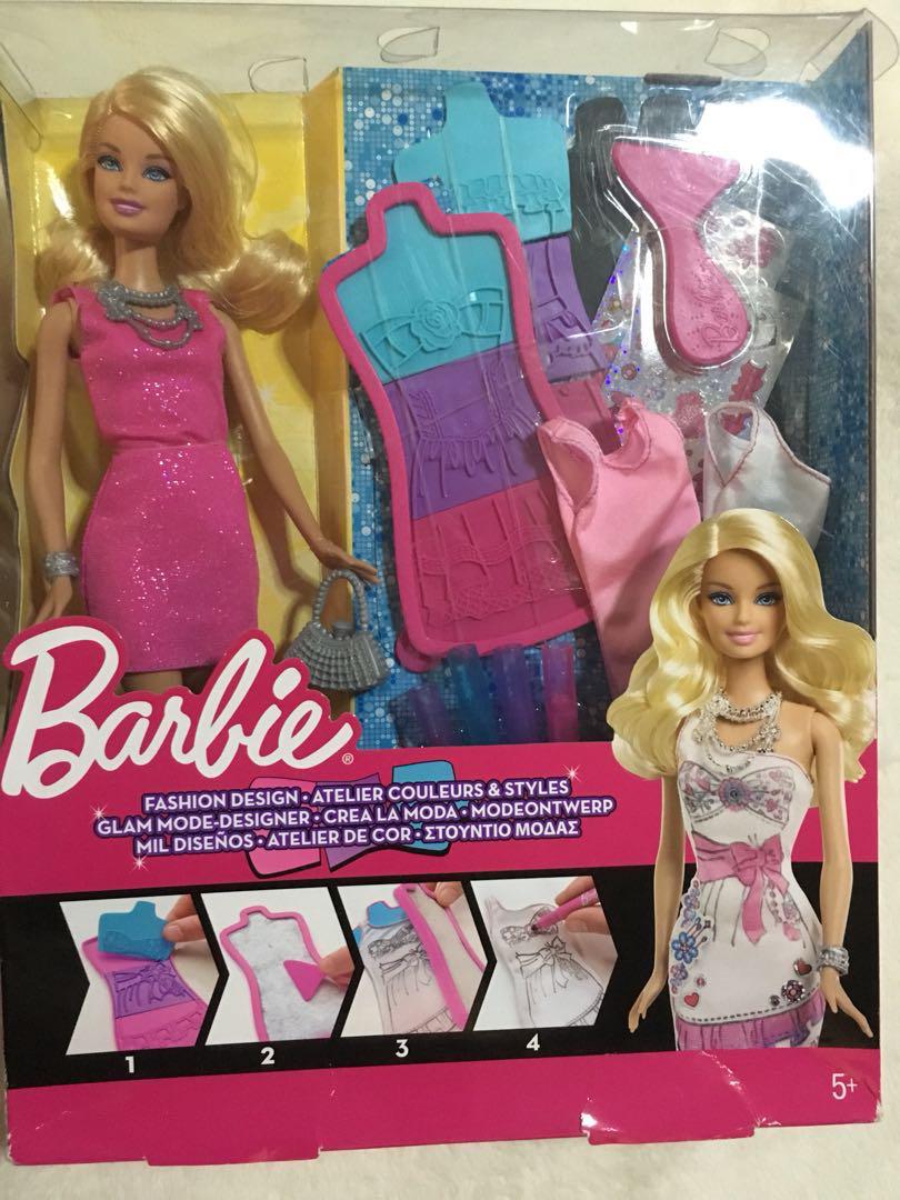 Barbie fashion design discount plates