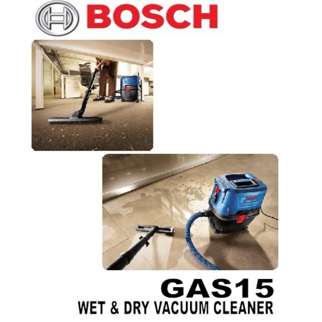 BOSCH Wet & Dry Vacuum Cleaner (GAS 15), TV & Home Appliances, Vacuum