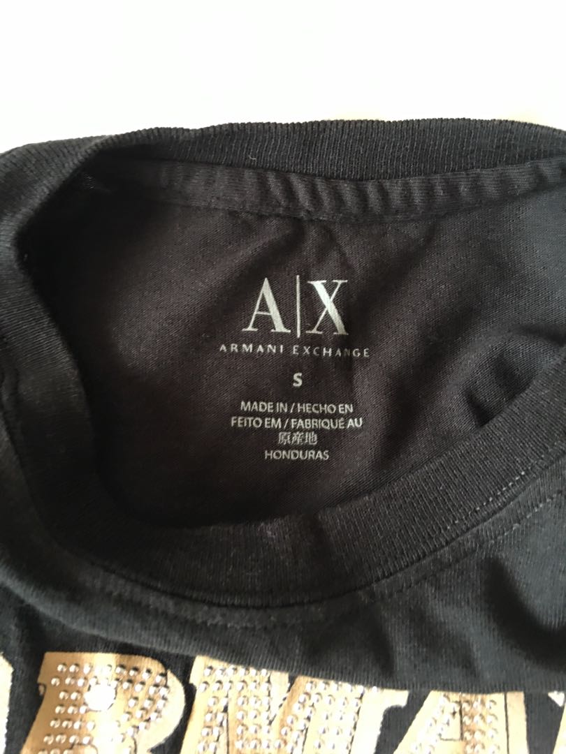 Armani top exchange tag