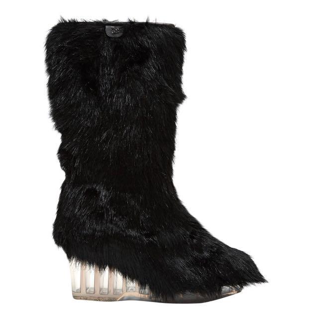 chanel snow boots 2018