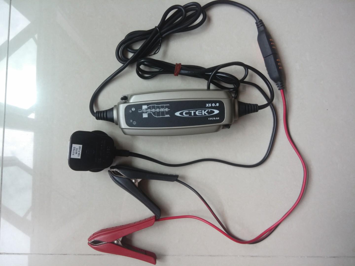 Ctek Battery Charger XS 0.8, Motorcycles, Motorcycle Accessories on Carousell