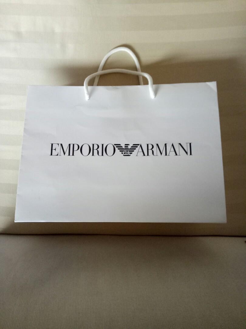 armani paper bag