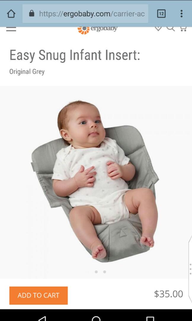 Ergobaby deals insert pillow