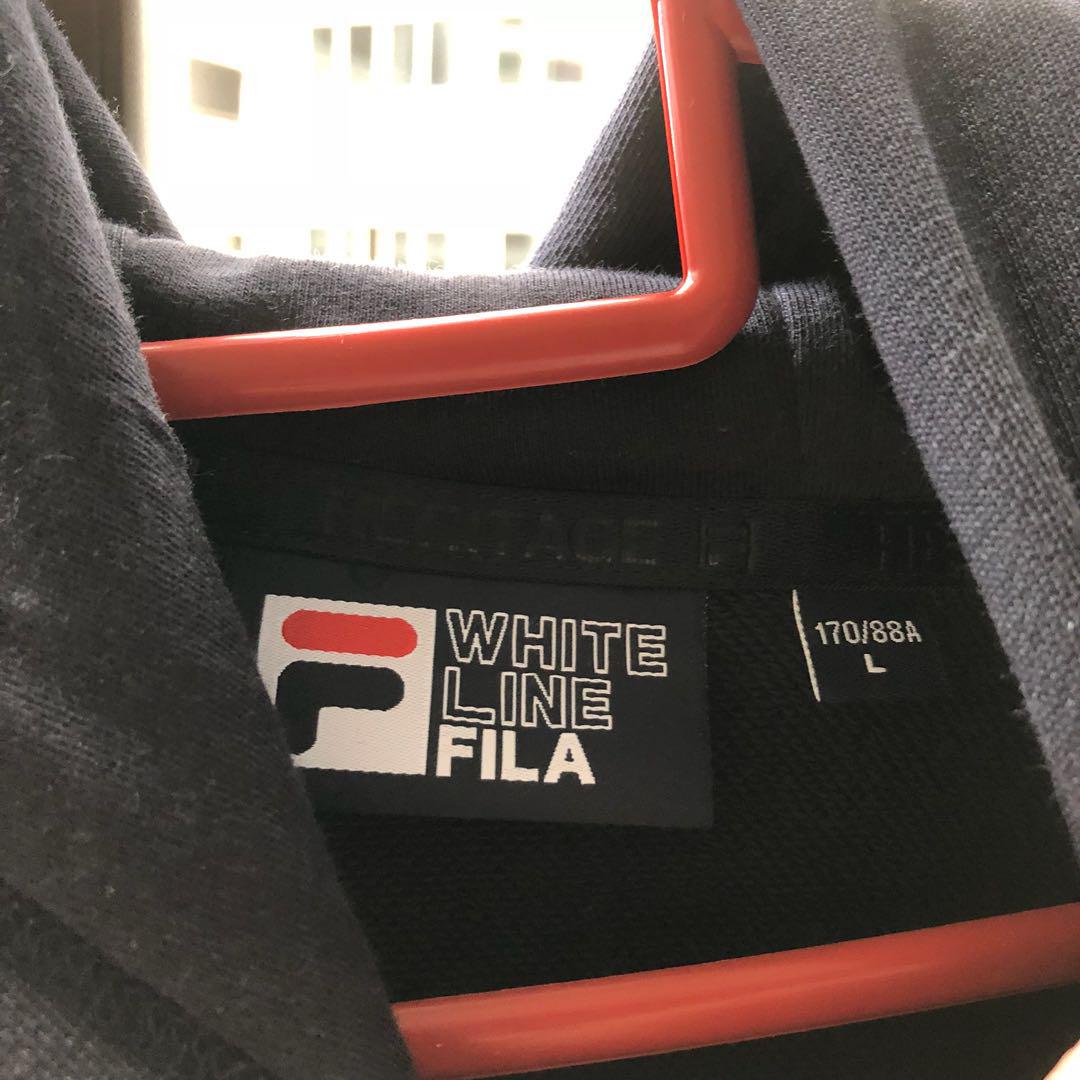 FILA Tri Colour Hoodie AUTHENTIC Women s Fashion Coats Jackets and Outerwear on Carousell