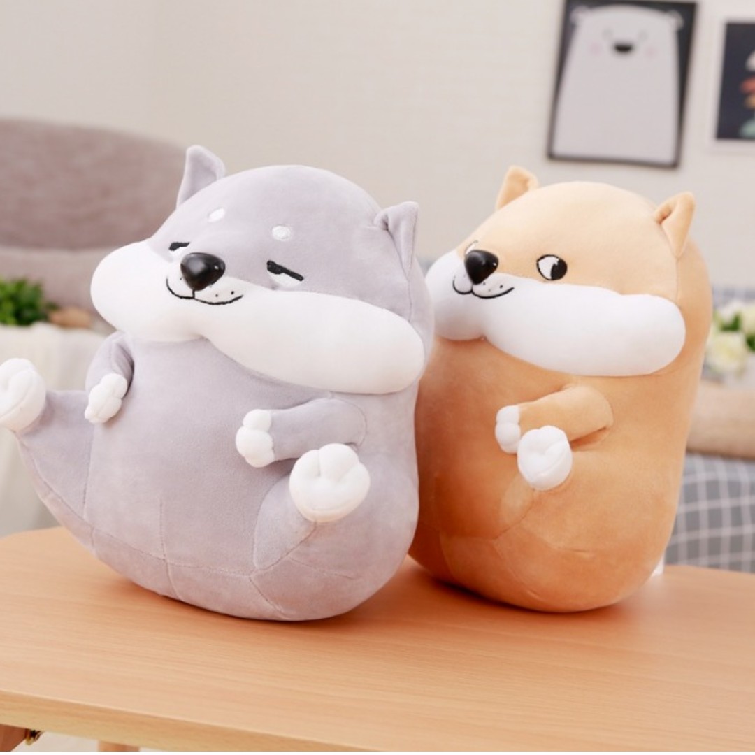 fat corgi plush