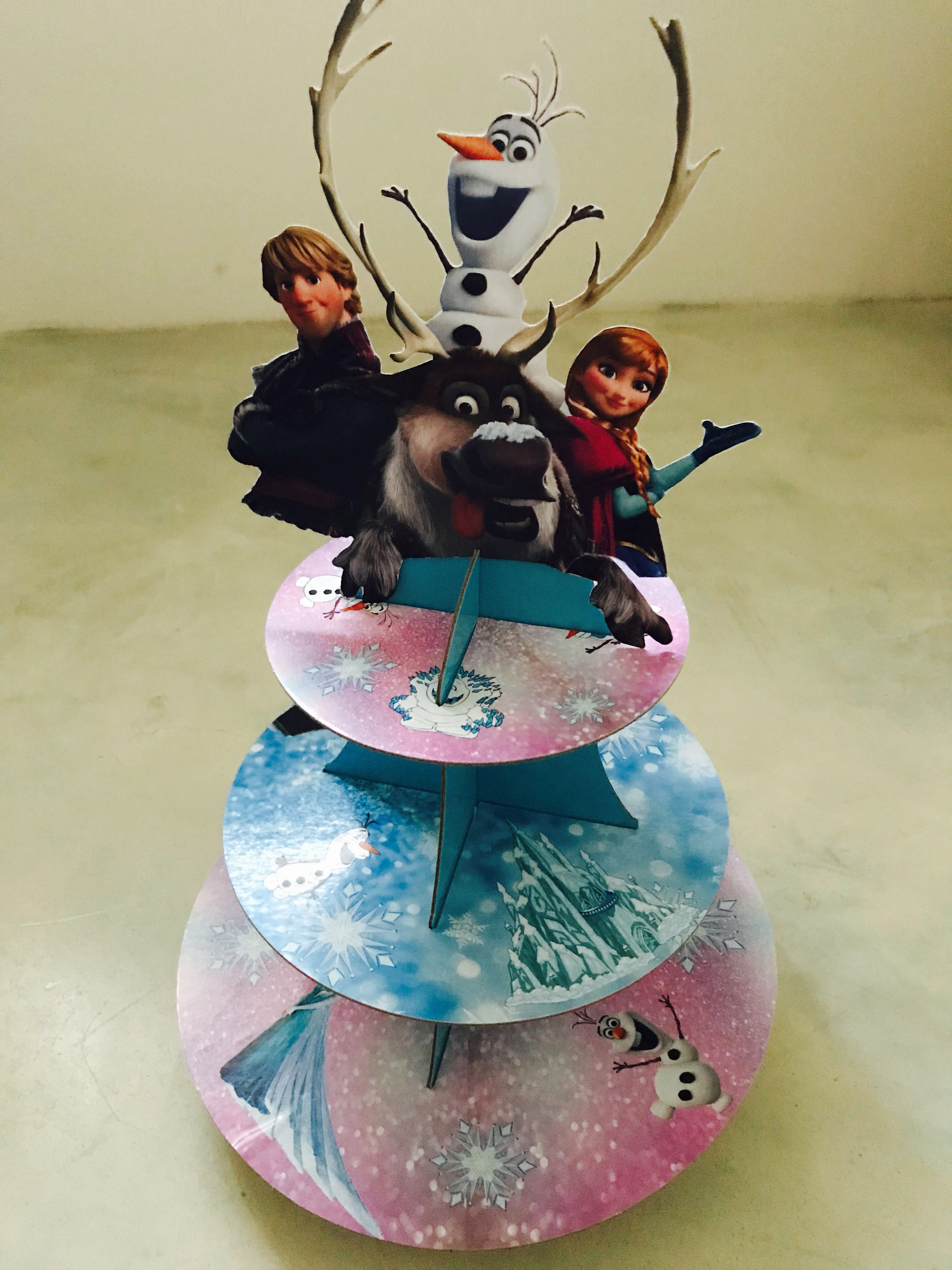 Frozen Cupcake Stand, Babies & Kids, Babies & Kids Fashion on Carousell