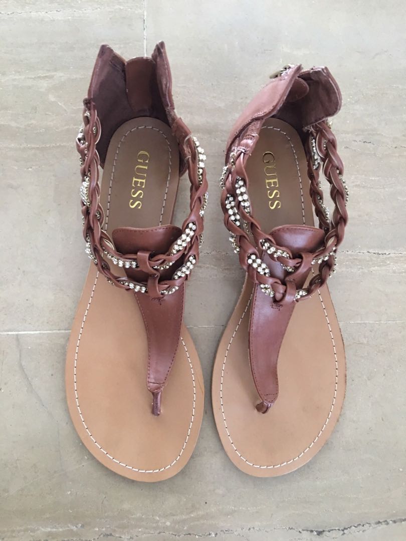 guess flip flops ladies