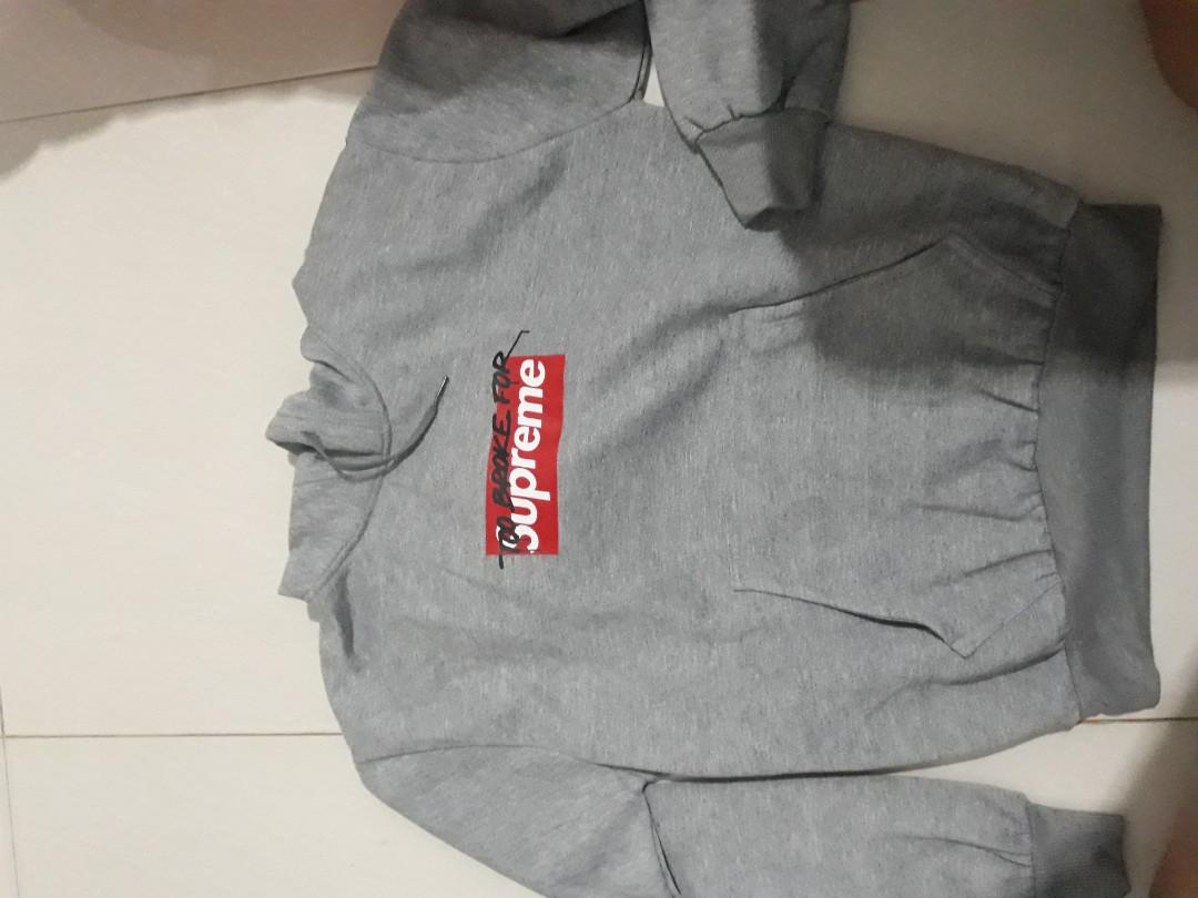 Hoodie too broke shop for supreme