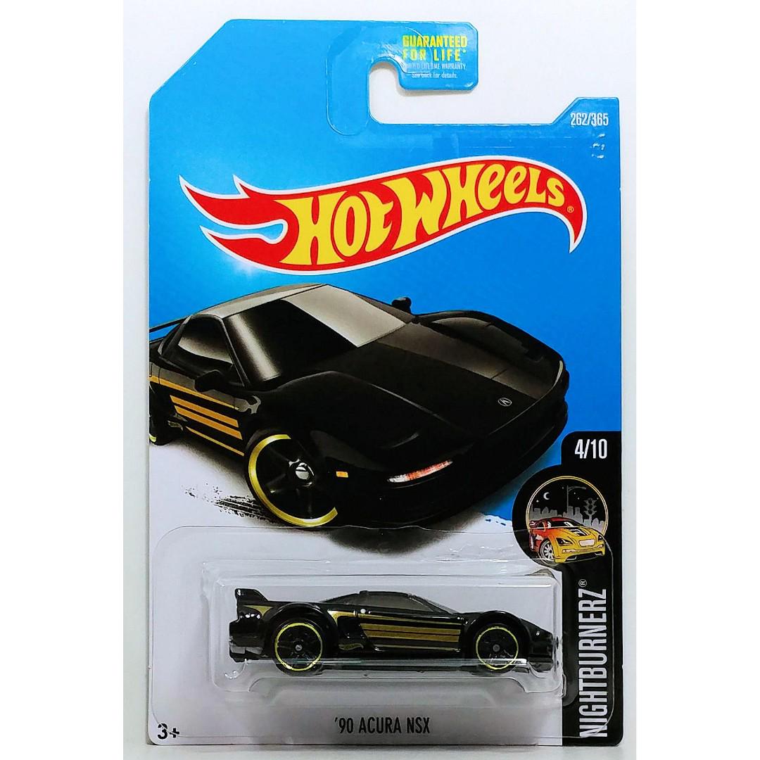 Hotwheels 2017 Nightburnerz 90 Acura NSX Rare Hot Wheels Hobbies