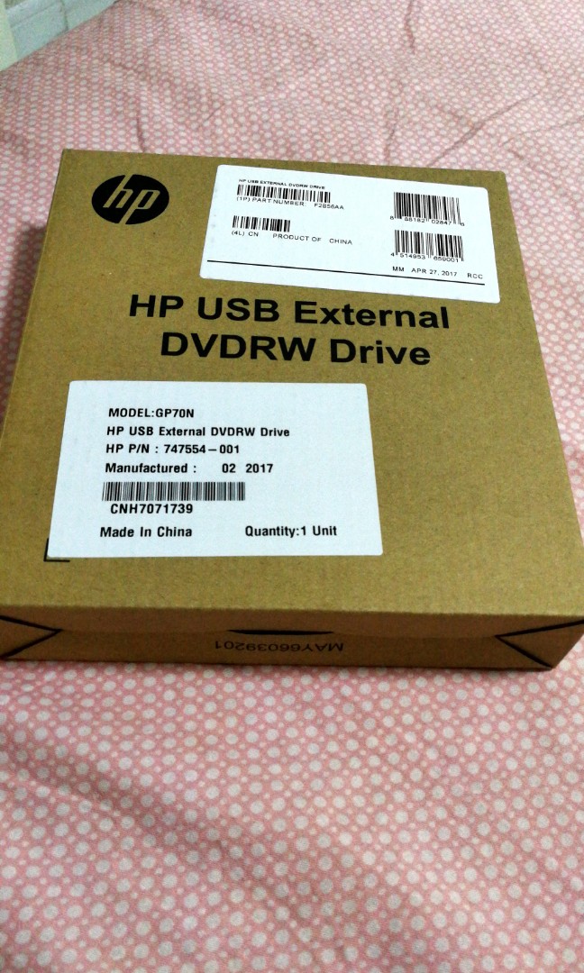 HP external DVD drive, Computers & Tech, Parts & Accessories, Hard