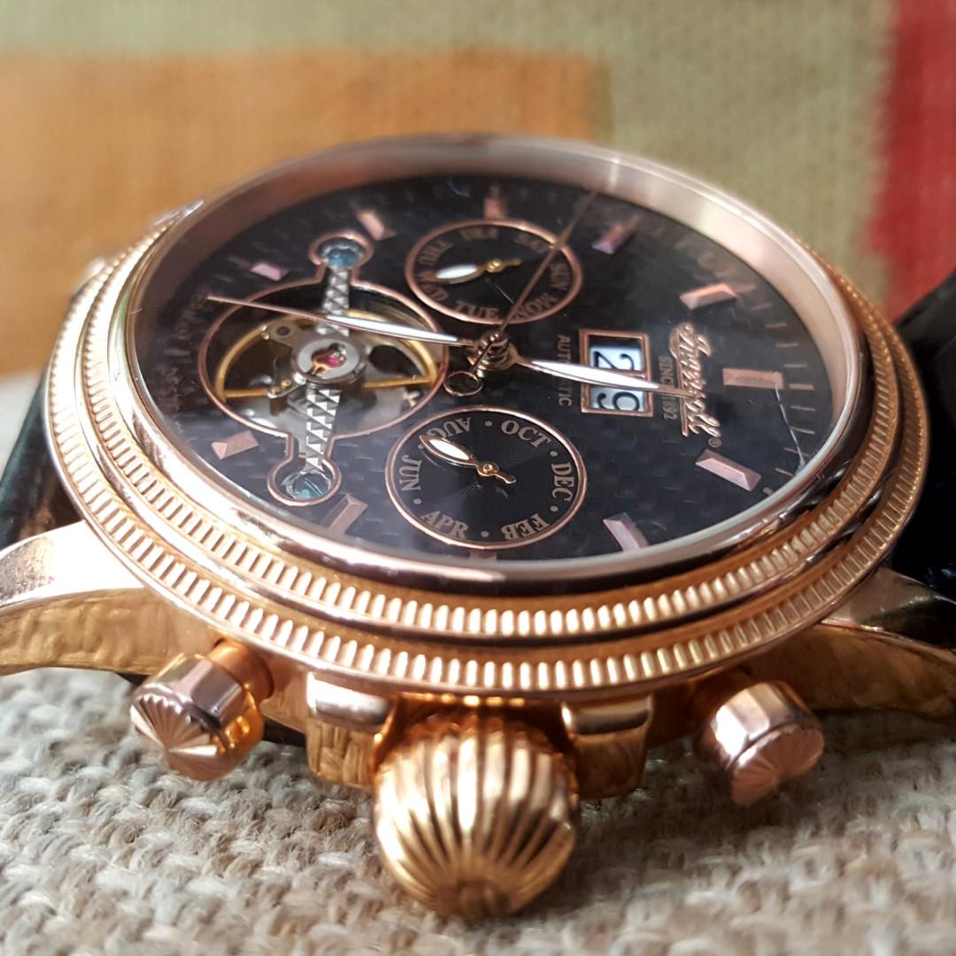 Ingersoll limited edition automatic rose gold Fesyen Pria Jam