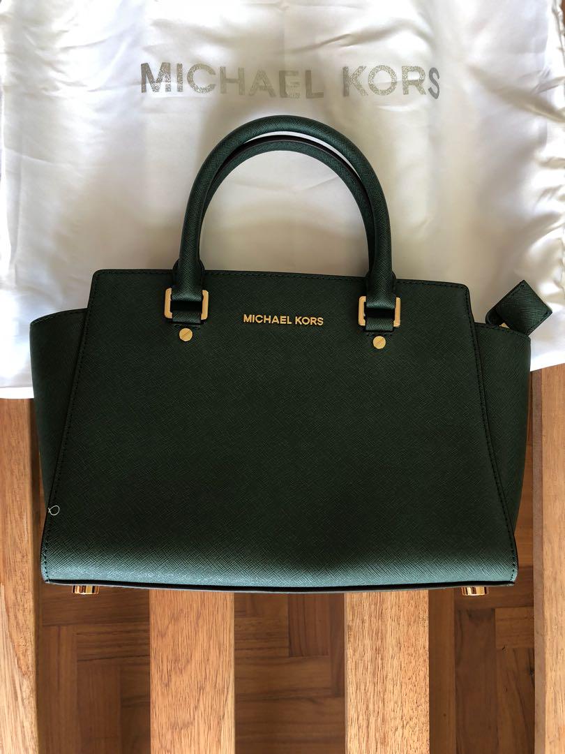 Michael kors hotsell army green purse