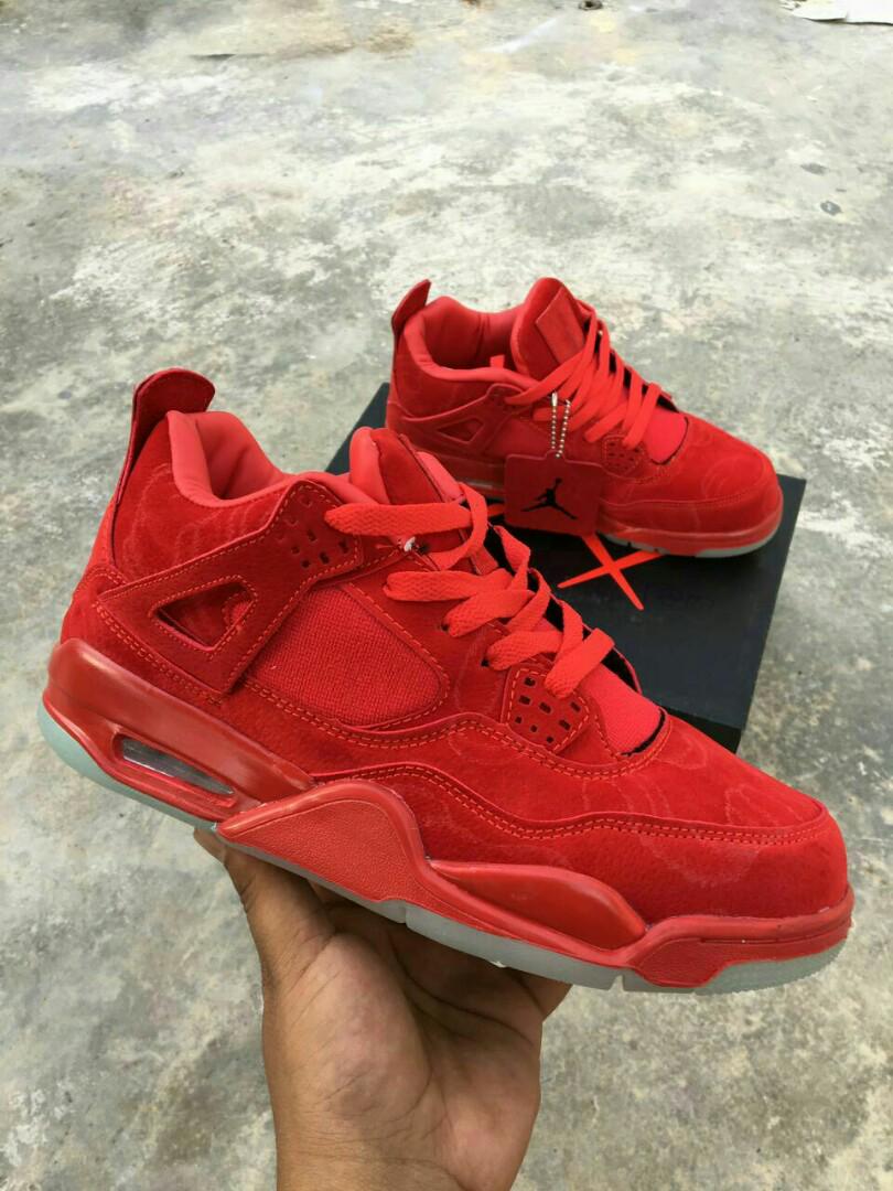 Nike Air Jordan 4 kaws red, Men's 