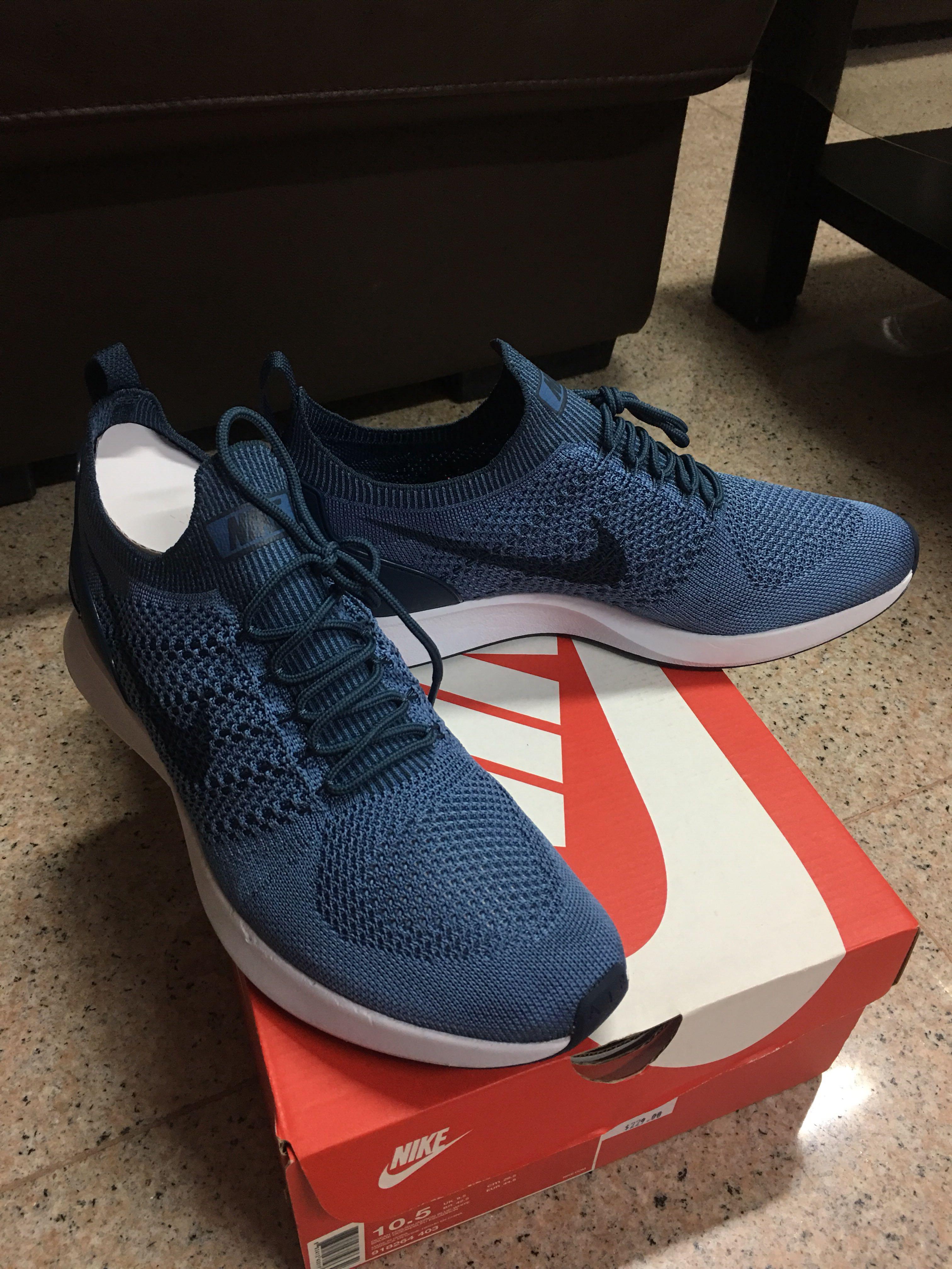 Nike Air Zoom Mariah Flyknit Racer SQUADRON BLUE Men s Fashion Footwear Sneakers on Carousell