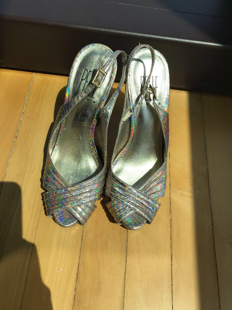 nordstrom rack silver heels