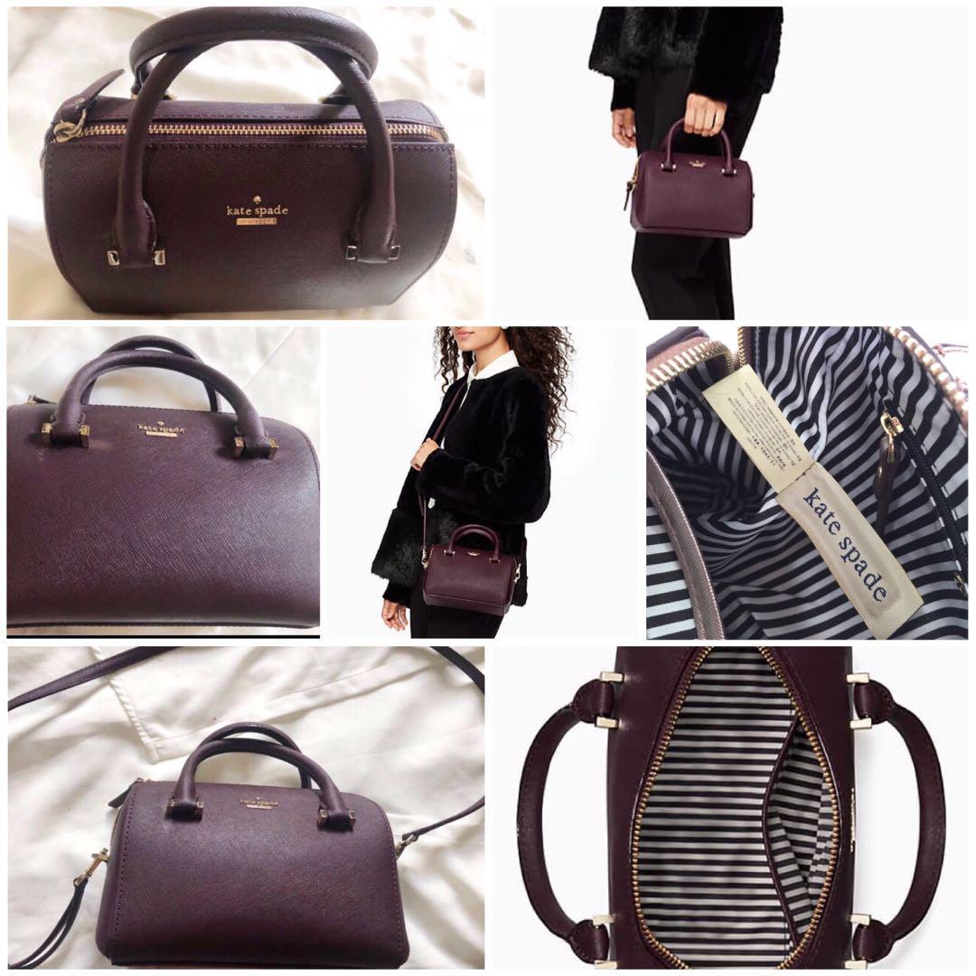 Preloved Kate Spade Cameron Street Lane Speedy Maroon