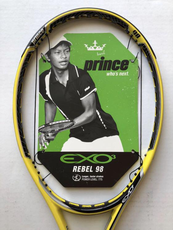 Prince EXO3 Rebel 98 tennis racquet, Sports Equipment, Sports & Games